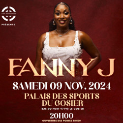 FANNY J en concert, le 09 Novembre à 20h au Palais des Sports
