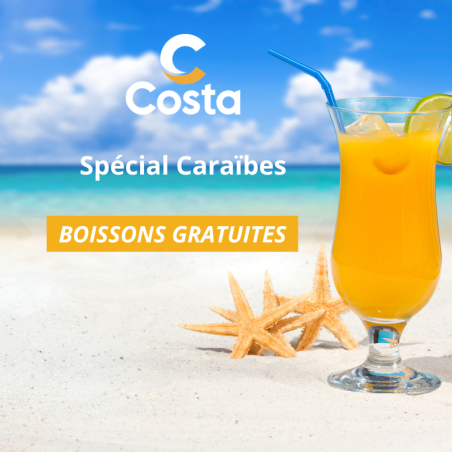 BOISSONS GRATUITES !!! Rythme Caribéen - Costa FORTUNA - Départ PTP 06 Décembre 2024 : Croisière...