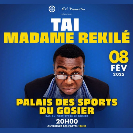 TAÏ, Samedi 08 Février à 20h au Palais des Sports