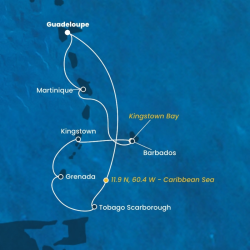 TARIFS DERNIERE MINUE - Rythme Caribéen - Costa FORTUNA - Départ PTP 3 Janvier 2025 : Croisière 7 nuits