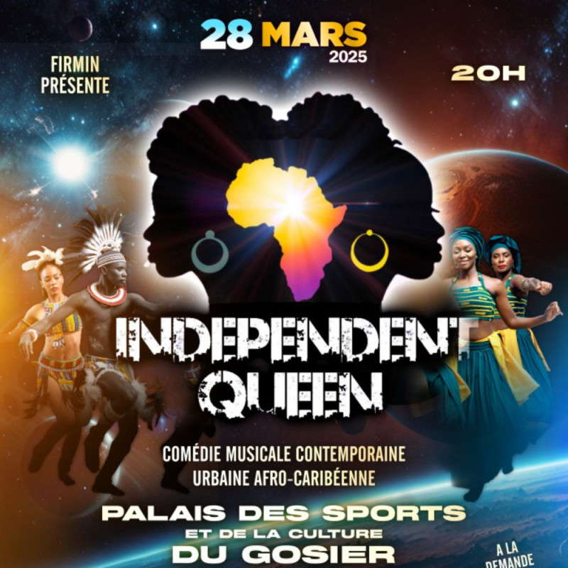 Independant Queen, La comédie musicale afro-caraibeenne - le 28 mars au Palais des Sports